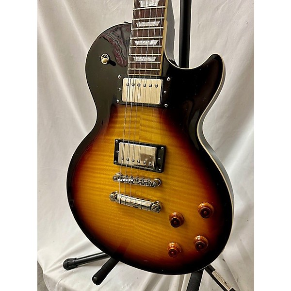 Used Epiphone Used Epiphone Les Paul 1960 Tribute Plus 3 Color Sunburst Solid Body Electric Guitar