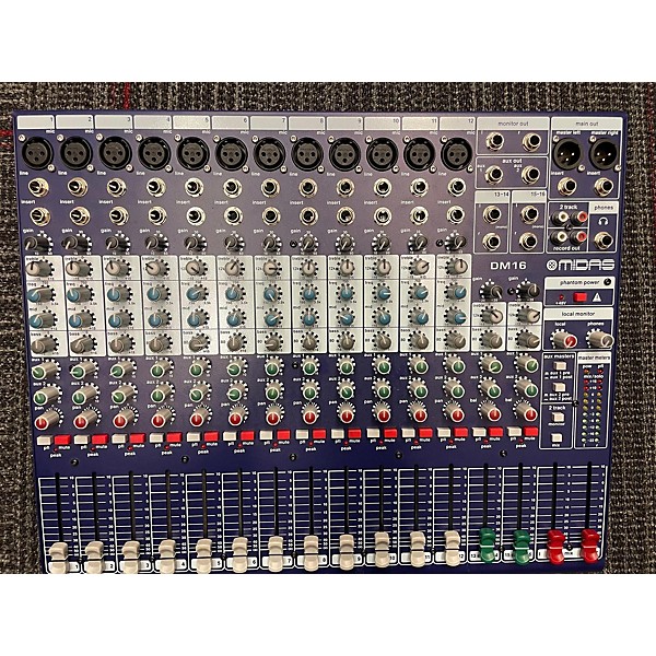 Used Midas DM16 Unpowered Mixer | Guitar Center