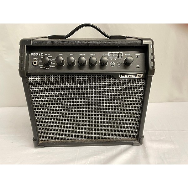 Used Line 6 Spider V 20 MkII 20w 1x8 Guitar Combo Amp