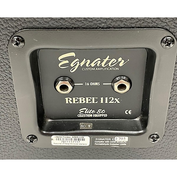 Used Egnater Rebel 112X 1x12 Guitar Cabinet