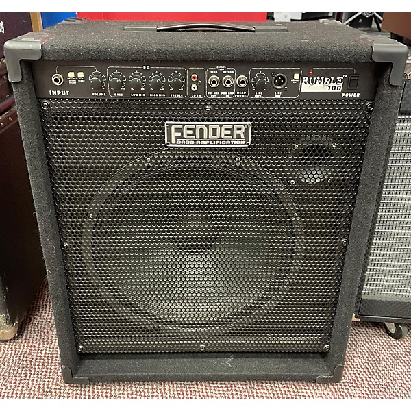 Used Fender Rumble 100 1x15 100W Bass Combo Amp