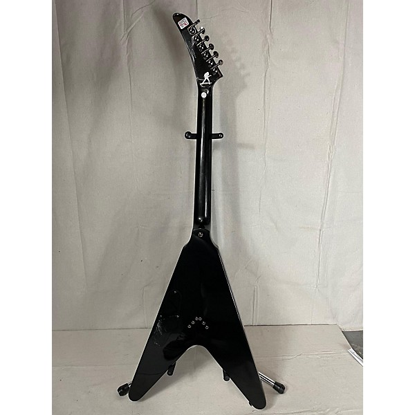 Used Epiphone Used Epiphone Dave Mustaine Flying V Custom Black Solid Body Electric Guitar