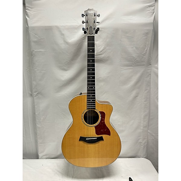 Used Taylor Used 2017 Taylor 214CE Deluxe Natural Acoustic Electric Guitar