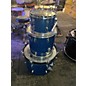 Used Used Apollo 3 piece Mij 4 Piece Blue Sparkle Drum Kit thumbnail