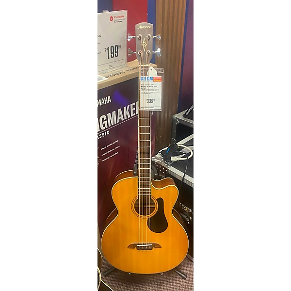 Used Alvarez AB60CE Acoustic Bass Guitar