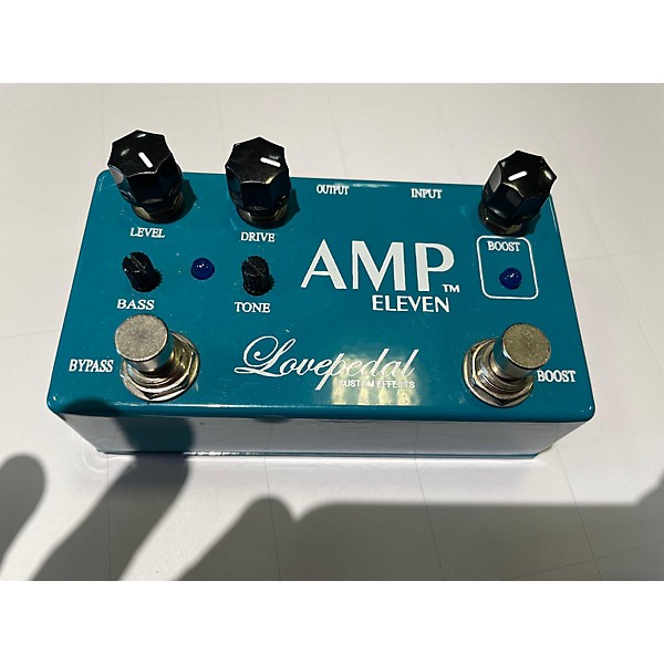 Used Lovepedal Amp Eleven Overdrive Boost Effect Pedal