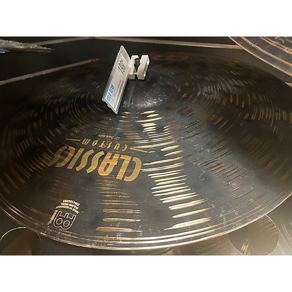 Used MEINL 22in Classic Custom Dark Ride Cymbal