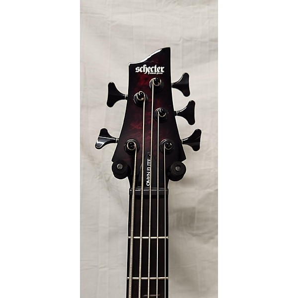 Used Schecter Guitar Research Omen Elite Electric Bass Guitar