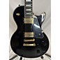 Used Epiphone Used Epiphone Les Paul Custom Black And Gold Solid Body Electric Guitar