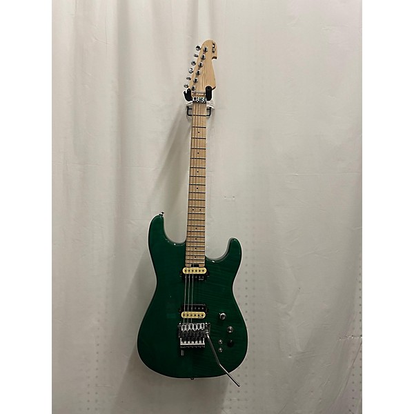 Used Fu Tone Used FU Tone FU Tone Pro Trans Green Solid Body Electric Guitar