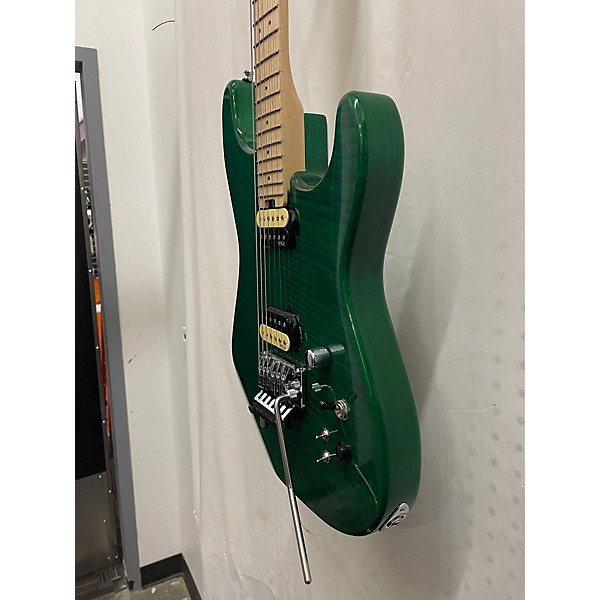 Used Fu Tone Used FU Tone FU Tone Pro Trans Green Solid Body Electric Guitar