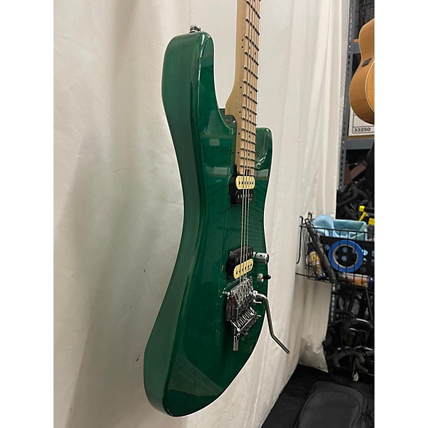 Used Fu Tone Used FU Tone FU Tone Pro Trans Green Solid Body Electric Guitar