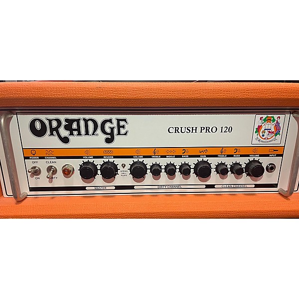 Used Orange Amplifiers CR120H Crush Pro 120W Solid State Guitar Amp Head