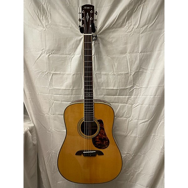 Used Alvarez MD60E Herringbone Acoustic Electric Guitar