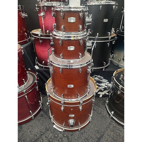 Used Yamaha Used Yamaha 4 piece Tour Custom Chocolate Satin Drum Kit