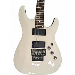 Used Schecter Guitar Research Used Schecter Guitar Research C1 FR White Solid Body Electric Guitar