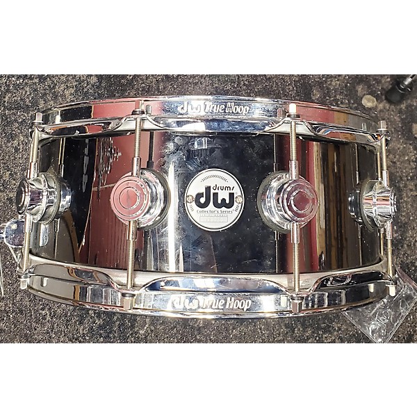 Used DW Used DW 14X5  Collector's Series Metal Snare Drum NICKEL