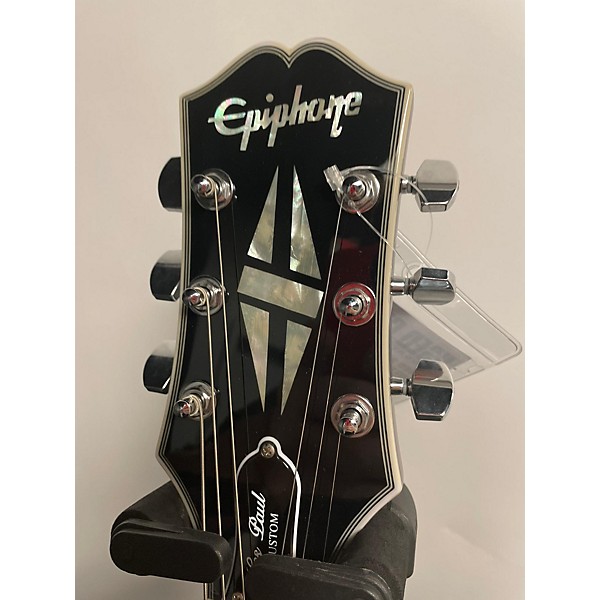 Used Epiphone Used 2022 Epiphone Les Paul Custom Art Collection: Mark Ryden’s “The Veil Of Bees" Silverburst Solid Body El...