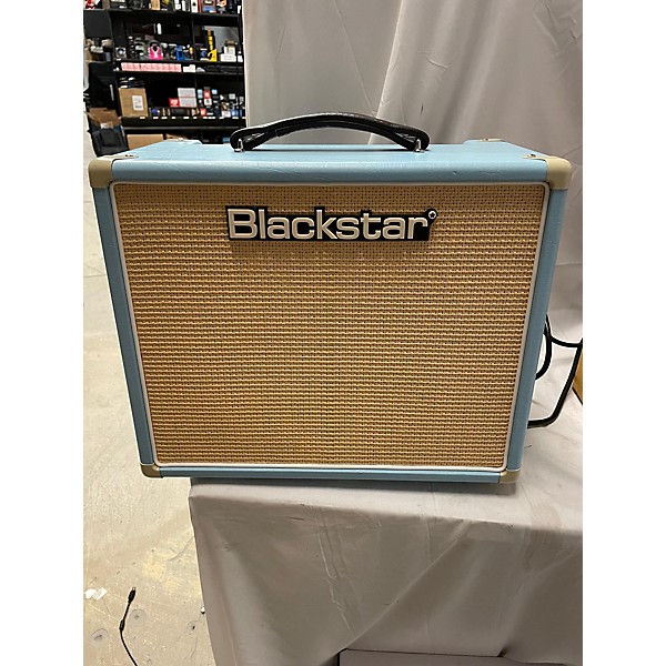 Used Blackstar Blackstar HT-5R MkII 5W 1x12 Limited-Edition Tube Guitar Combo Amp Baby Blue Tube Guitar Combo Amp