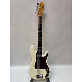 Used Fender Used 2023 Fender American Standard Precision Bass V 5 String White Electric Bass Guitar