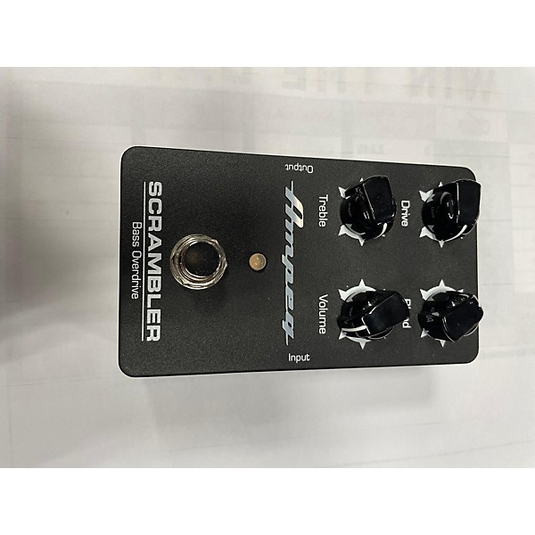 Used Ampeg SCRAMBLER BASS OVERDRIVE Bass Effect Pedal