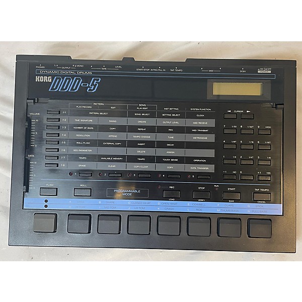 Used KORG DDD-5 Drum Machine