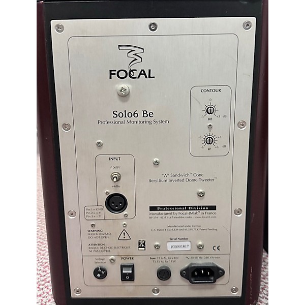 Used Focal Solo 6be Pair Powered Monitor