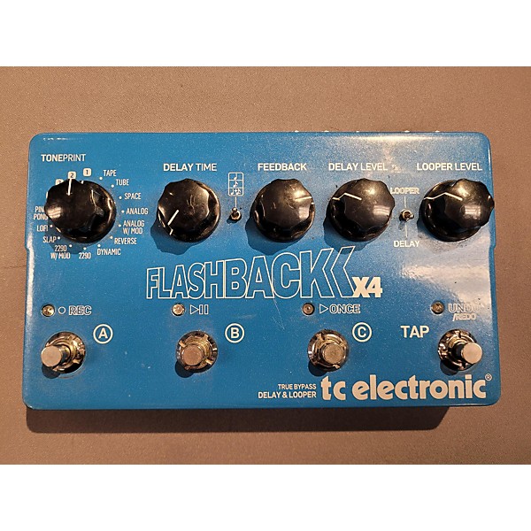 Used TC Electronic Flashback X4 Delay And Looper Effect Pedal