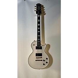 Used Epiphone Used Epiphone Matt Heafy Les Paul Custom Alpine White Solid Body Electric Guitar