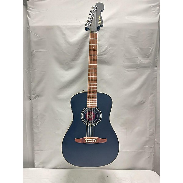 Used Fender Joe Strummer Campfire Acoustic Electric Guitar MATTE BLACK |  Guitar Center