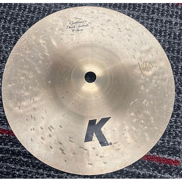 Used Zildjian 8in K Custom Dark Splash Cymbal