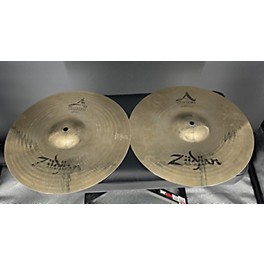 Used Zildjian Used Zildjian 14in A Custom Hi Hat Pair Cymbal