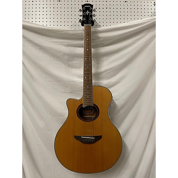 Used Yamaha Used Yamaha APX700II Natural Acoustic Electric Guitar