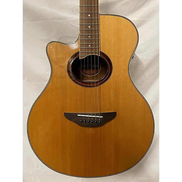 Used Yamaha Used Yamaha APX700II Natural Acoustic Electric Guitar