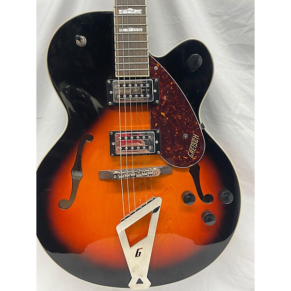 Used Gretsch Guitars Used Gretsch Guitars G2420T Streamliner 2 Color Sunburst Hollow Body Electric Guitar