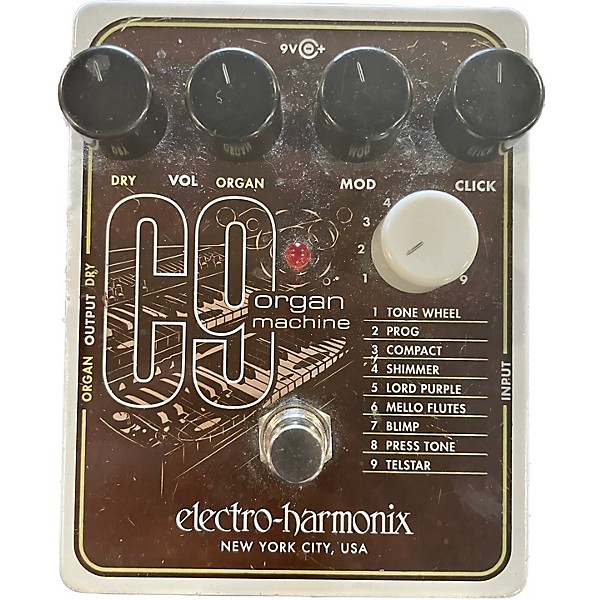 Used Electro-harmonix C9 Organ Machine Effect Pedal