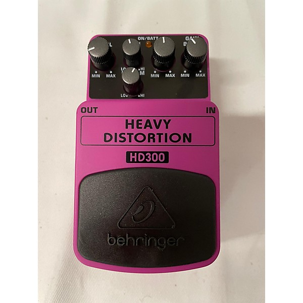 Used Behringer HD300 Heavy Distortion Effect Pedal