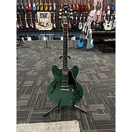 Used Epiphone Used Epiphone ES335 Green Hollow Body Electric Guitar