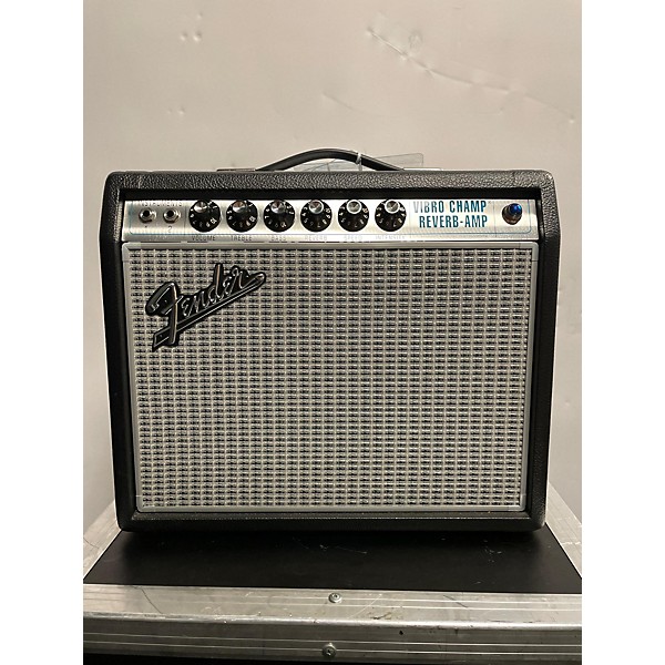 Used Fender '68 Custom Vibro Champ Reverb 5W 1x10 Tube Guitar Combo Amp