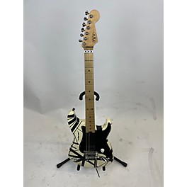 Used EVH Used EVH Striped Series Frankie White Solid Body Electric Guitar