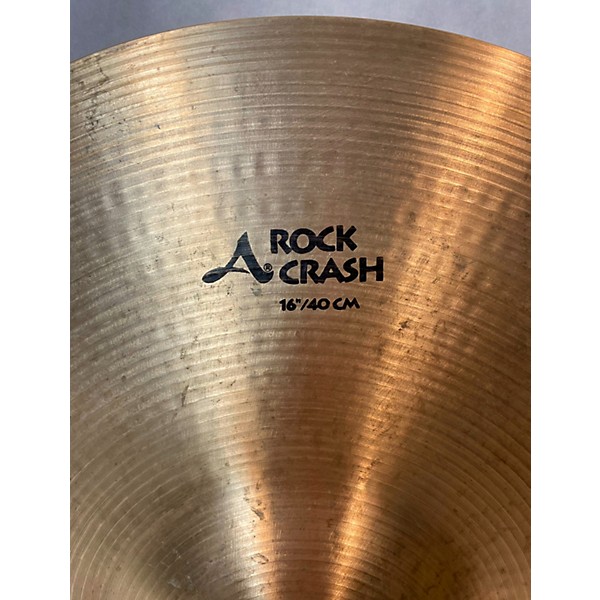Used Zildjian 16in A Series Rock Crash Cymbal