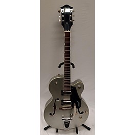 Used Gretsch Guitars Used Gretsch Guitars G5420T Electromatic Silver Sparkle Hollow Body Electric Guitar