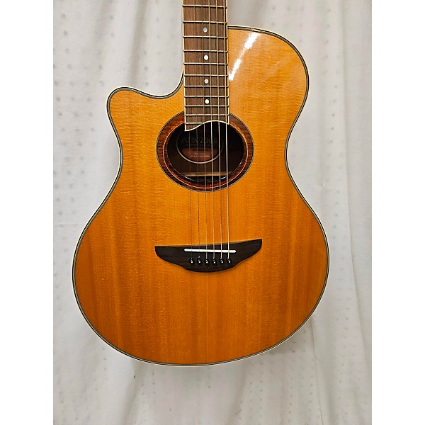 Used Yamaha Used Yamaha APX700II Natural Acoustic Electric Guitar