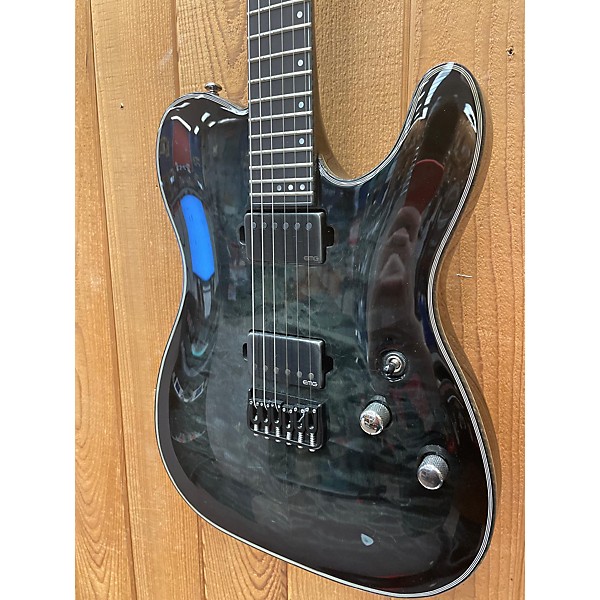 Used Schecter Guitar Research Used Schecter Guitar Research Hellraiser Hybrid PT Trans Black Solid Body Electric Guitar