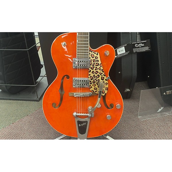 Used Gretsch Guitars Used Gretsch Guitars G5120 Electromatic Metallic Orange Hollow Body Electric Guitar