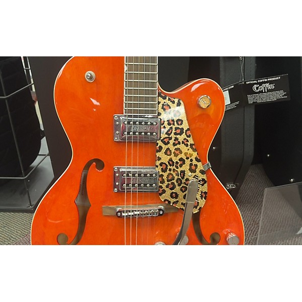 Used Gretsch Guitars Used Gretsch Guitars G5120 Electromatic Metallic Orange Hollow Body Electric Guitar