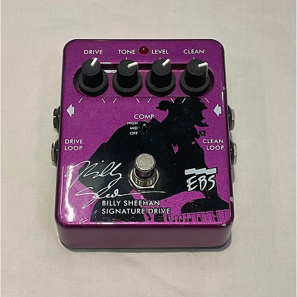 Used EBS Billy Sheehan Signature Overdrive Bass Effect Pedal