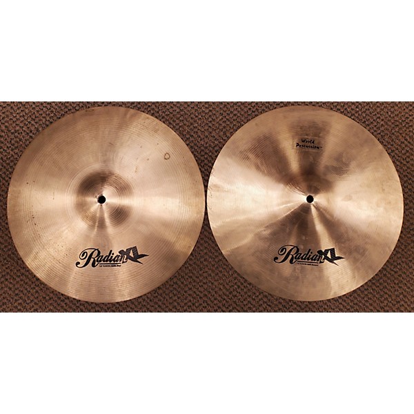 Used Used RADIAN 14in XL FUSION HI HAT PAIR Cymbal