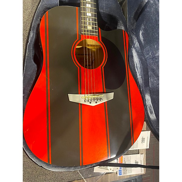 Used Camaro Used CAMARO C TEEL SRING RED GREEN Acoustic Electric Guitar