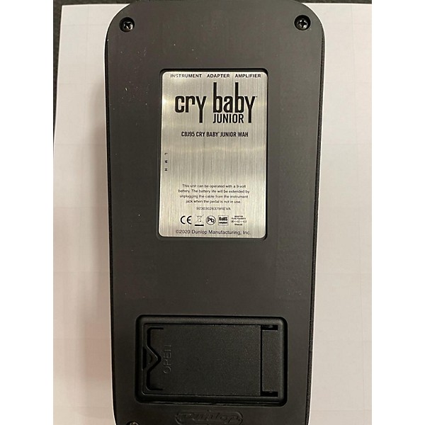 Used Dunlop Cry Baby Junior Effect Pedal